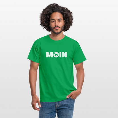 Border Terrier - Moin | Männer T-Shirt - Kelly Green