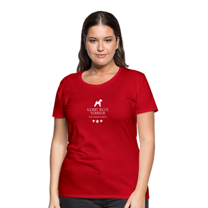 Women’s Premium T-Shirt - Kerry Blue Terrier - Terrier character throughout... - Rot