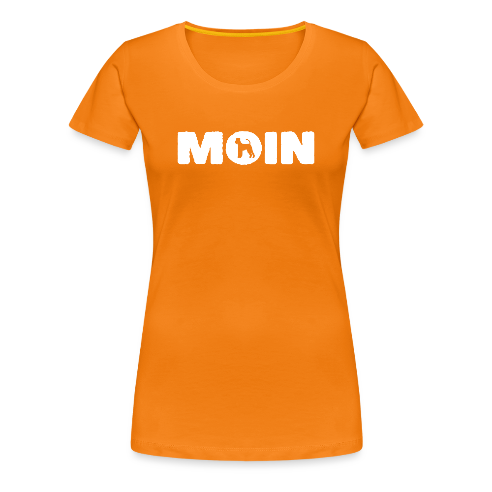 Women’s Premium T-Shirt - Airedale Terrier - Moin - Orange