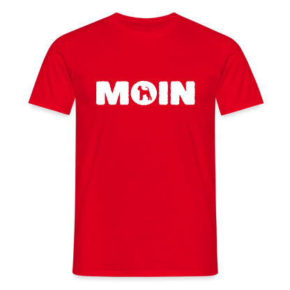 Airedale Terrier - Moin | Männer T-Shirt - Rot