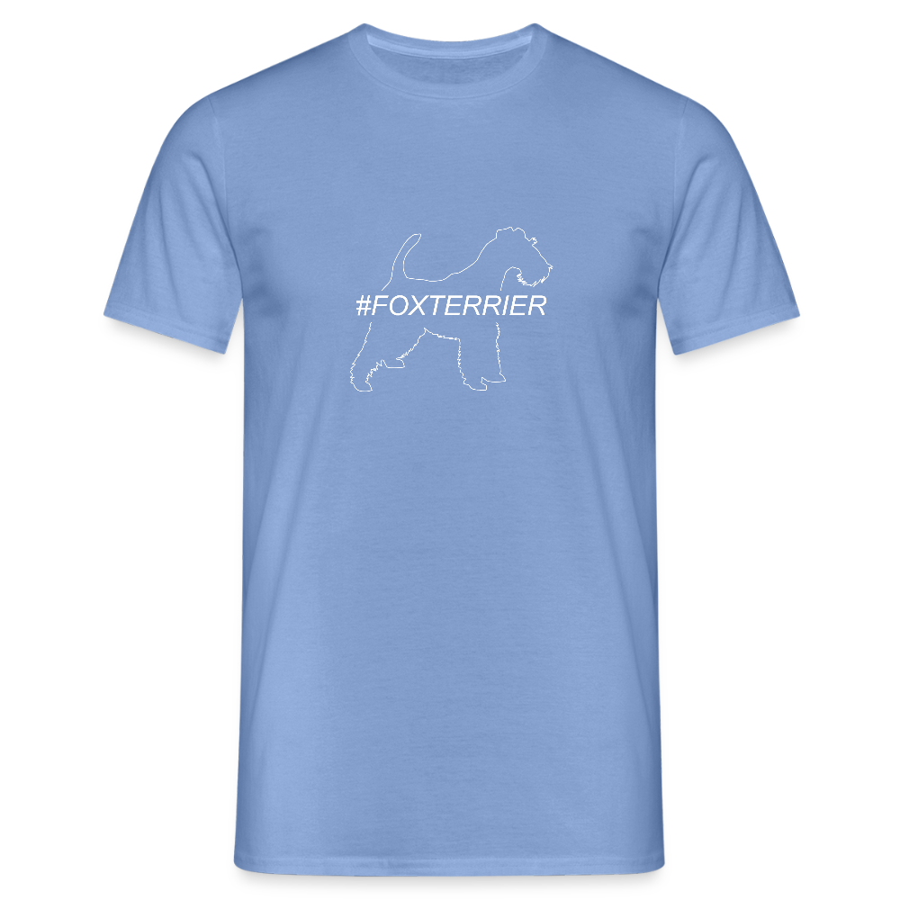 Foxterrier - Hashtag | Männer T-Shirt - carolina blue