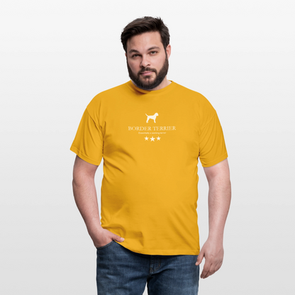 Border Terrier - Essentially a working terrier... | Männer T-Shirt - Gelb