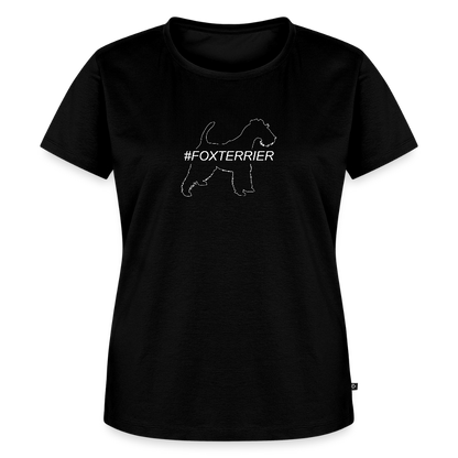 Women’s Premium T-Shirt - Foxterrier - Hashtag - Schwarz