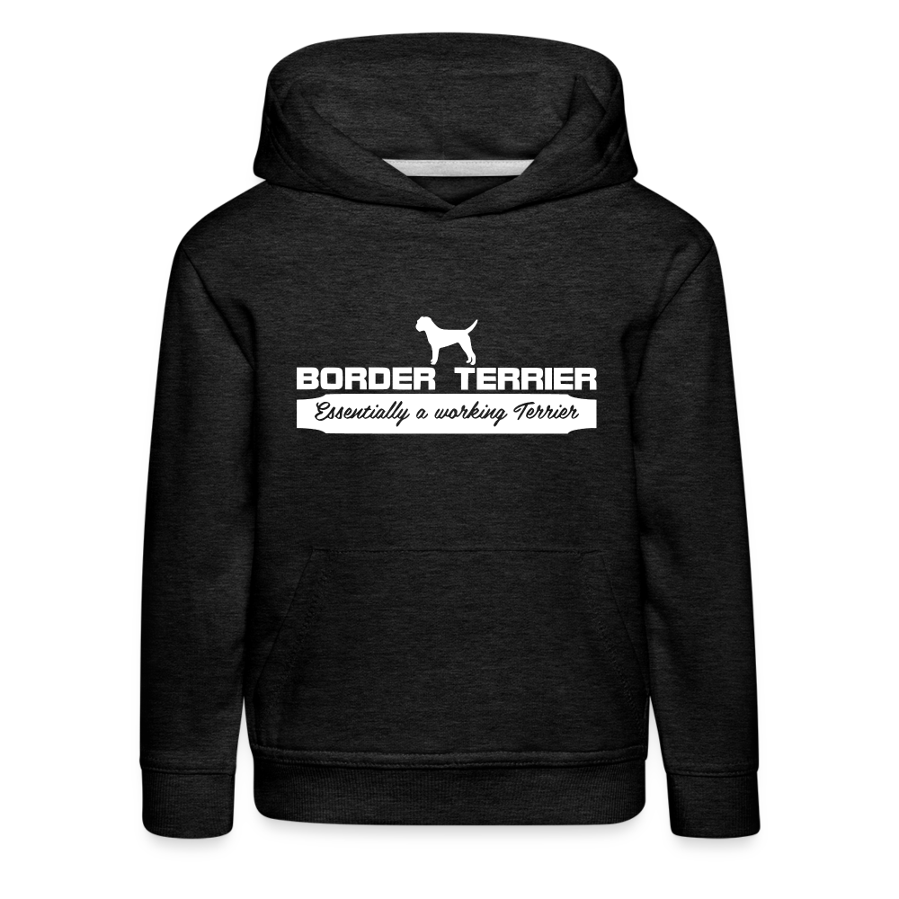 Kinder Premium Hoodie - Border Terrier - Essentially a working Terrier... - Anthrazit