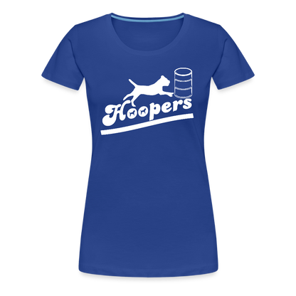 Women’s Premium T-Shirt - Hoopers mit Border Terrier - Königsblau