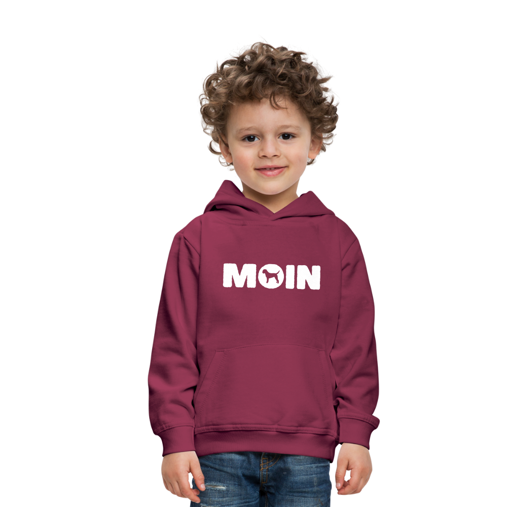 Kinder Premium Hoodie - Border Terrier - Moin - Bordeaux