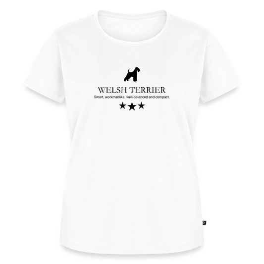 Women’s Premium T-Shirt - Welsh Terrier - Smart, workmanlike, well-balanced and compact... - Weiß