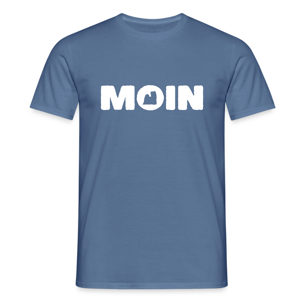 Yorkshire Terrier - Moin | Männer T-Shirt - Taubenblau 