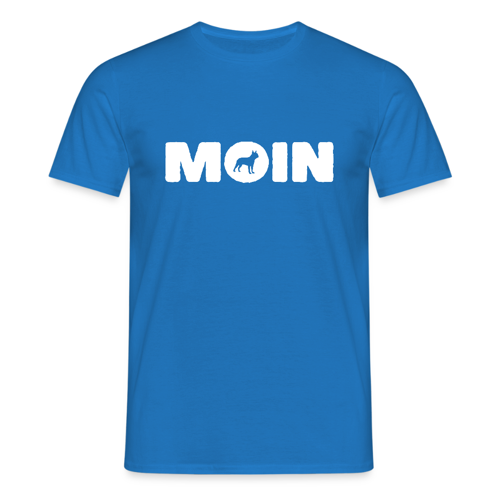 Boston Terrier - Moin | Männer T-Shirt - Royalblau