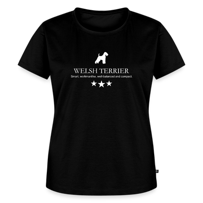 Women’s Premium T-Shirt - Welsh Terrier - Smart, workmanlike, well-balanced and compact... - Schwarz