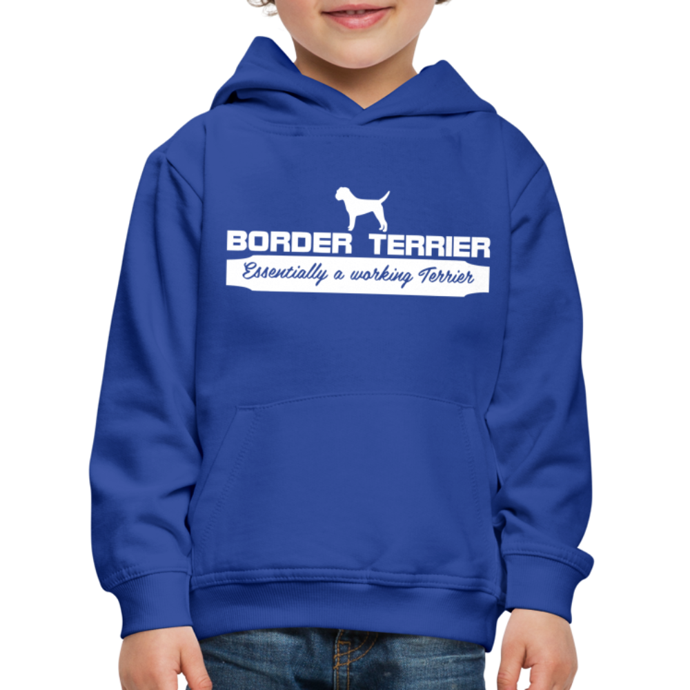 Kinder Premium Hoodie - Border Terrier - Essentially a working Terrier... - Royalblau