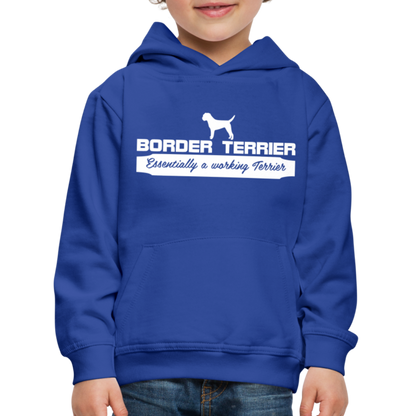 Kinder Premium Hoodie - Border Terrier - Essentially a working Terrier... - Royalblau