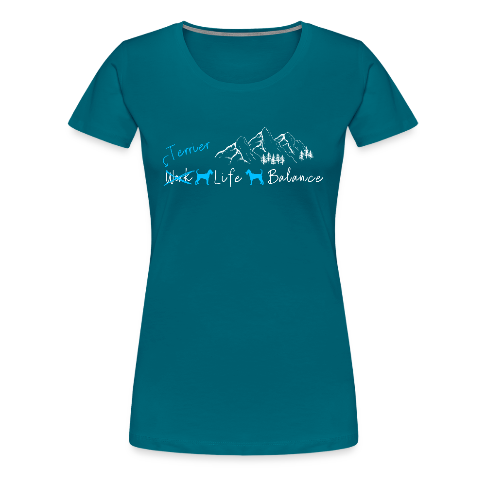 Women’s Premium T-Shirt - (Irish) Terrier Life Balance - Divablau