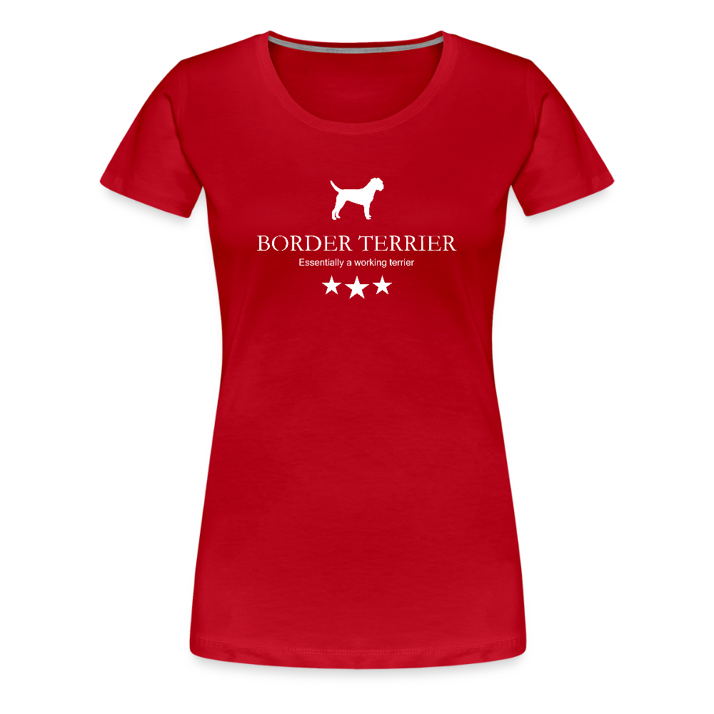 Women’s Premium T-Shirt - Border Terrier - Essentially a working terrier... - Rot