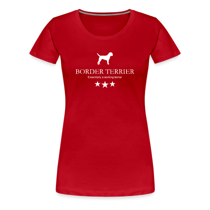 Women’s Premium T-Shirt - Border Terrier - Essentially a working terrier... - Rot