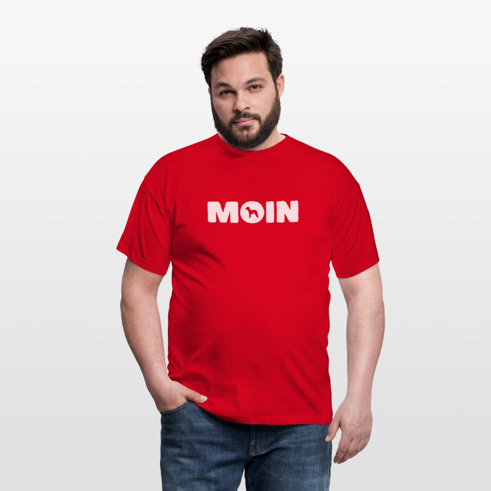 Bedlington Terrier - Moin | Männer T-Shirt - Rot