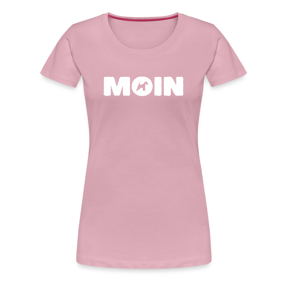 Women’s Premium T-Shirt - Drahthaar Foxterrier - Moin - Hellrosa
