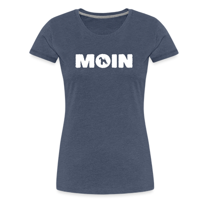 Women’s Premium T-Shirt - Lakeland Terrier - Moin - Blau meliert