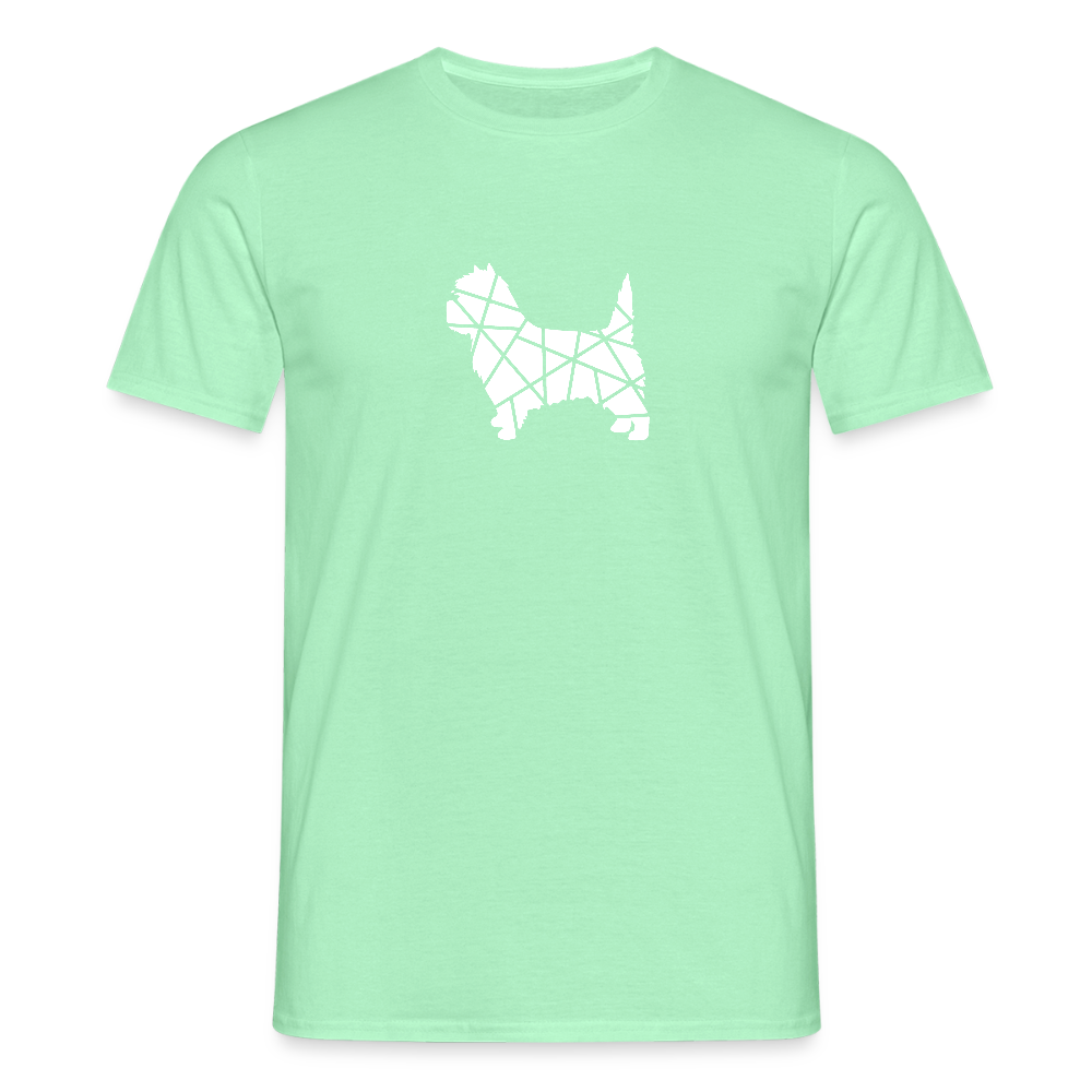 Cairn Terrier geometrisch | Männer T-Shirt - Mintgrün