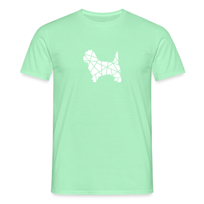 Cairn Terrier geometrisch | Männer T-Shirt - Mintgrün