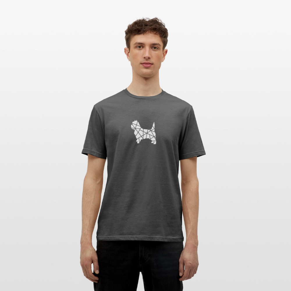 Cairn Terrier geometrisch | Männer T-Shirt - Anthrazit
