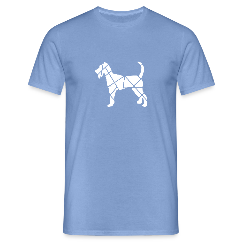Irish Terrier geometrisch | Männer T-Shirt - carolina blue