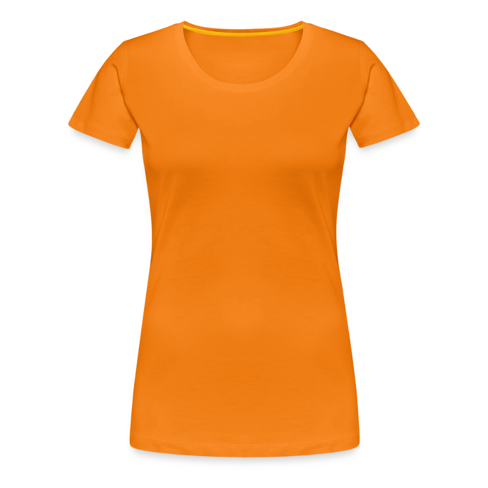 Border Terrier Agility Alma | Women’s Premium T-Shirt - Orange