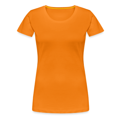 Border Terrier Agility Alma | Women’s Premium T-Shirt - Orange