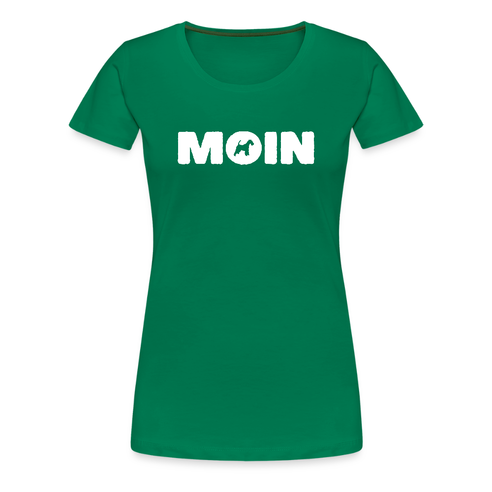 Women’s Premium T-Shirt - Drahthaar Foxterrier - Moin - Kelly Green