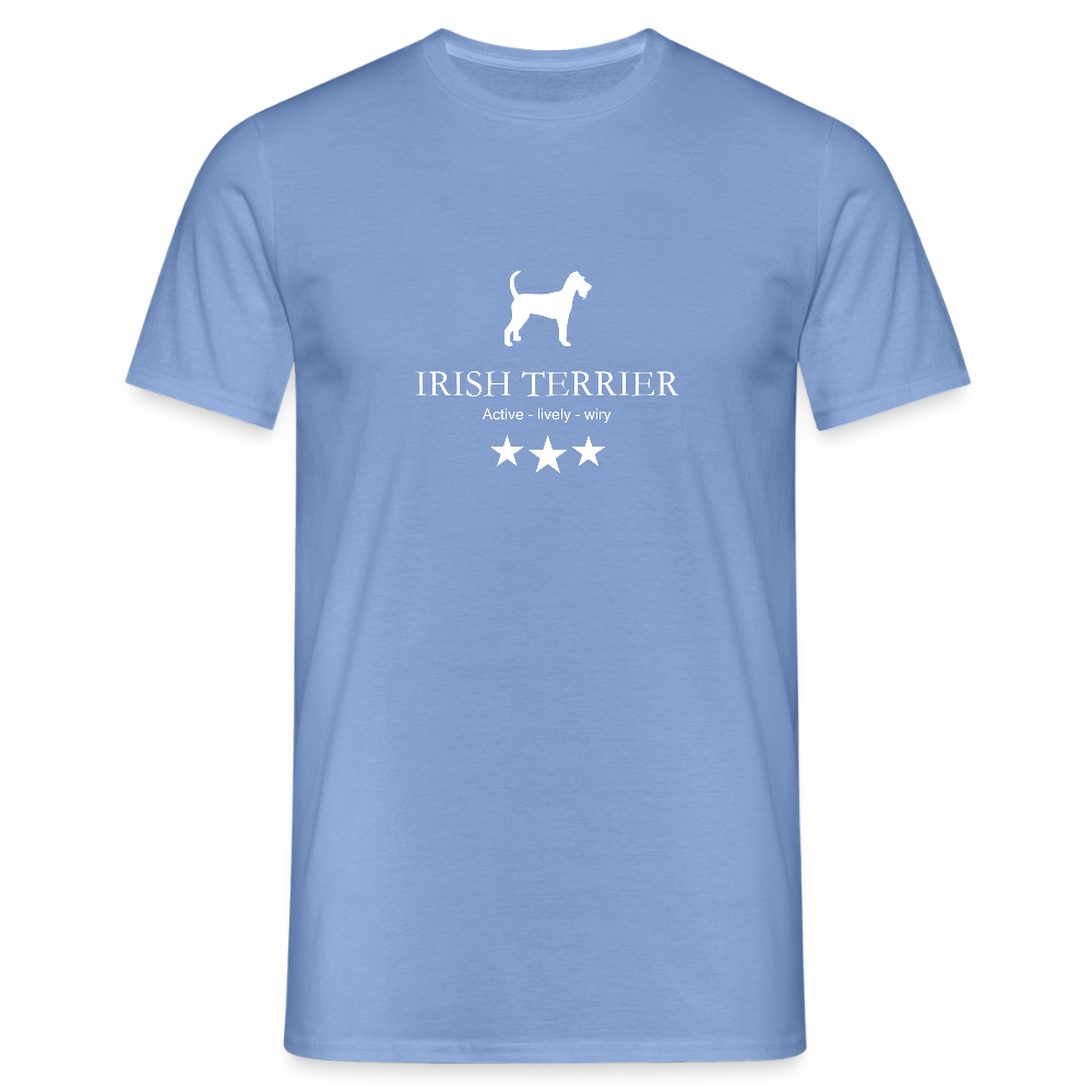 Männer Premium T-Shirt - Irish Terrier - Active, lively, wiry... - carolina blue