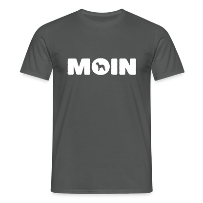 Bedlington Terrier - Moin | Männer T-Shirt - Anthrazit
