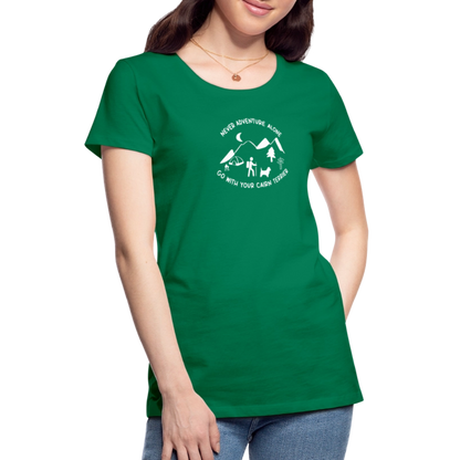 Women’s Premium T-Shirt - Cairn Terrier - Abenteuer - Kelly Green