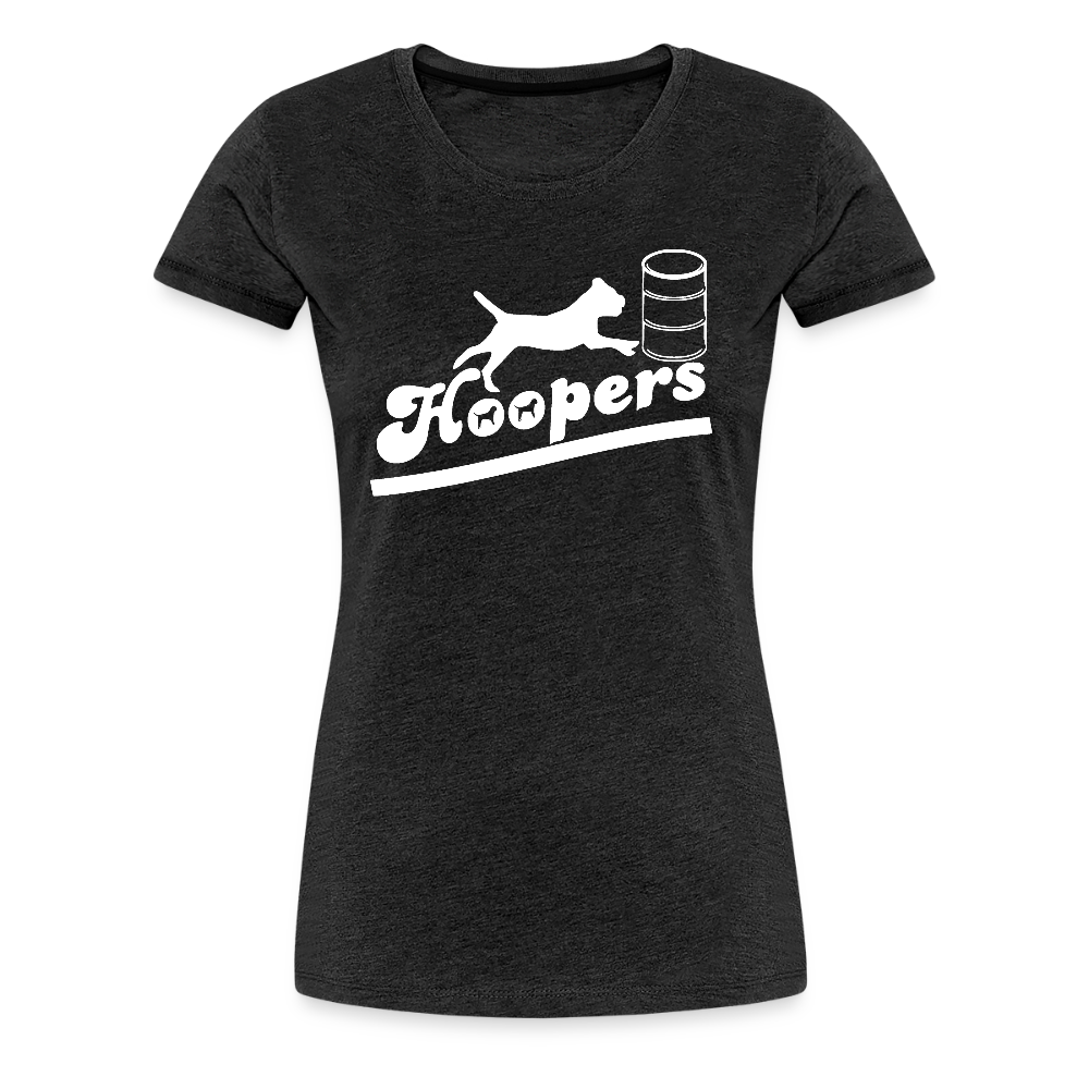 Women’s Premium T-Shirt - Hoopers mit Border Terrier - Anthrazit