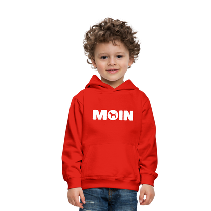 Kinder Premium Hoodie - Border Terrier - Moin - Rot