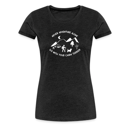 Women’s Premium T-Shirt - Cairn Terrier - Abenteuer - Anthrazit