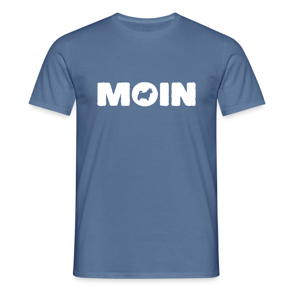 Norwich Terrier - Moin | Männer T-Shirt - Taubenblau 