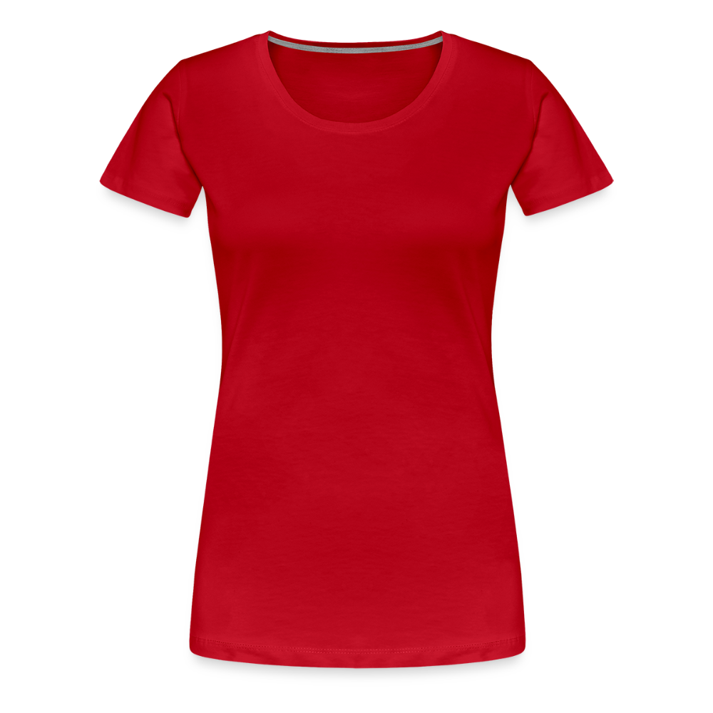 Border Terrier Agility Alma | Women’s Premium T-Shirt - Rot