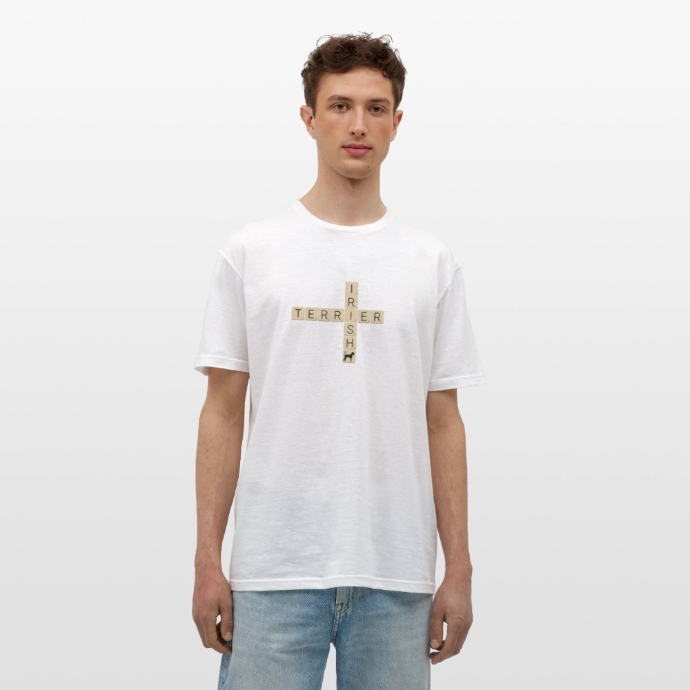 Irish Terrier - Scrabble | Männer T-Shirt - Weiß