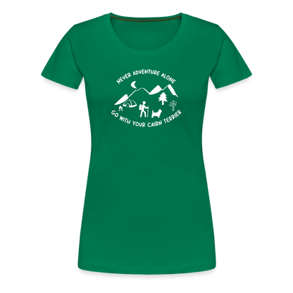 Women’s Premium T-Shirt - Cairn Terrier - Abenteuer - Kelly Green