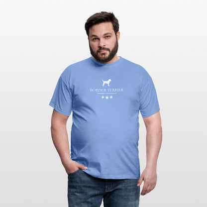 Border Terrier - Essentially a working terrier... | Männer T-Shirt - carolina blue