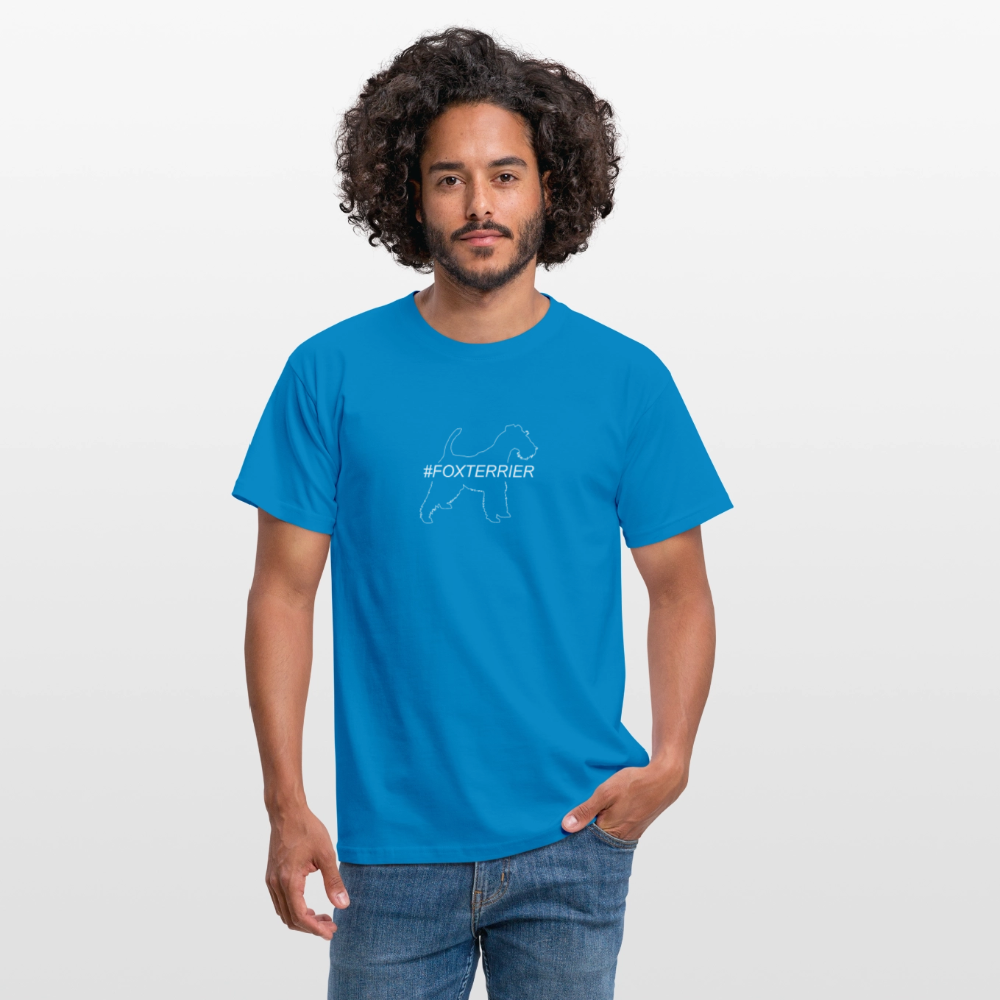 Foxterrier - Hashtag | Männer T-Shirt - Royalblau