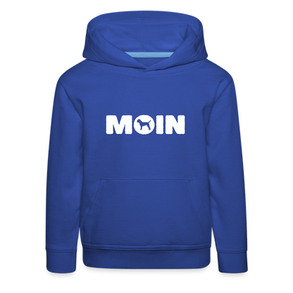 Kinder Premium Hoodie - Border Terrier - Moin - Royalblau