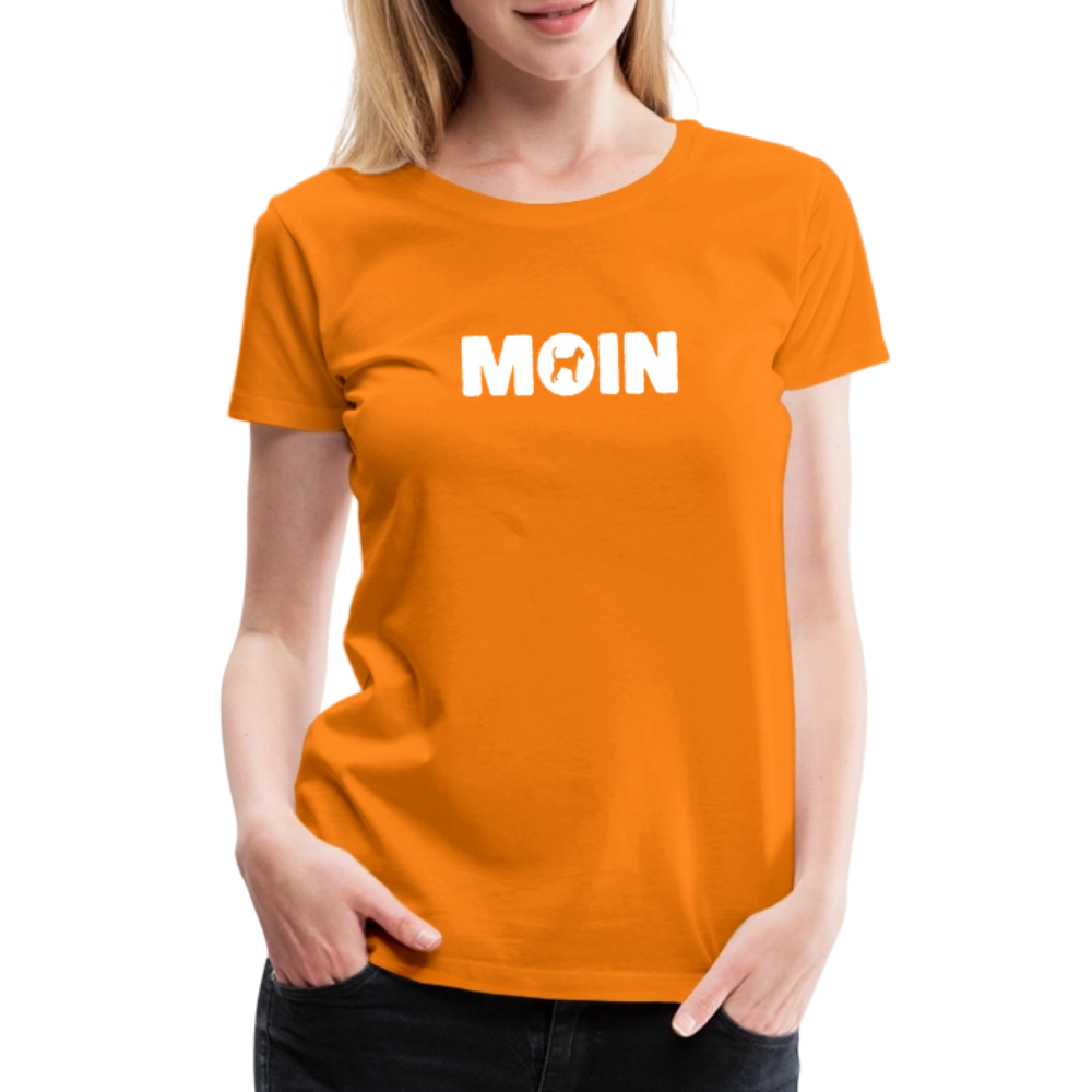 Women’s Premium T-Shirt - Irish Terrier - Moin - Orange