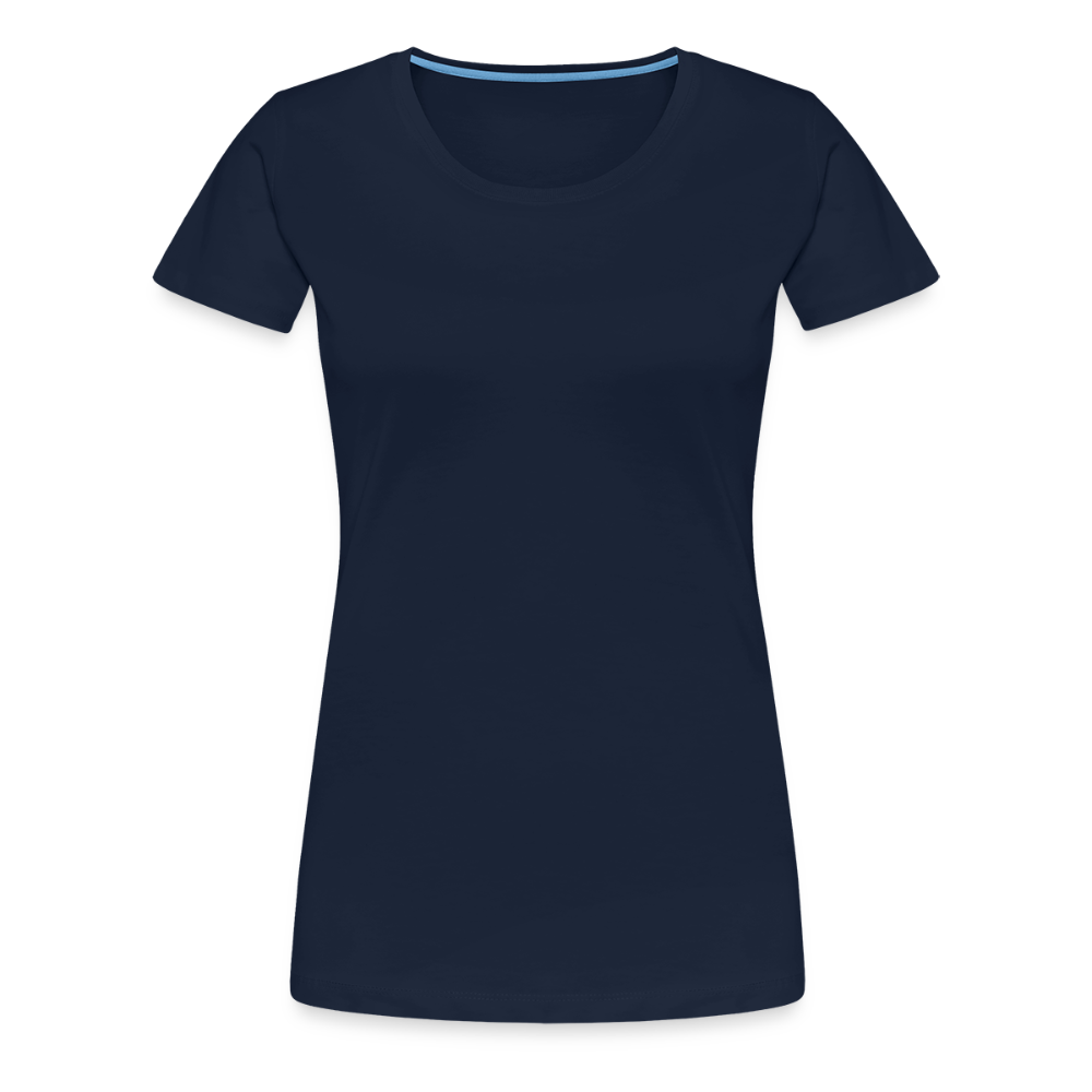 Border Terrier Agility Alma | Women’s Premium T-Shirt - Navy