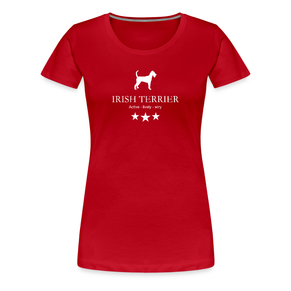 Women’s Premium T-Shirt - Irish Terrier - Active, lively, wiry... - Rot