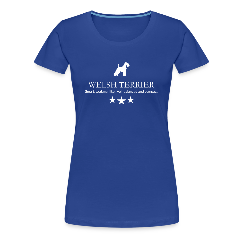 Women’s Premium T-Shirt - Welsh Terrier - Smart, workmanlike, well-balanced and compact... - Königsblau