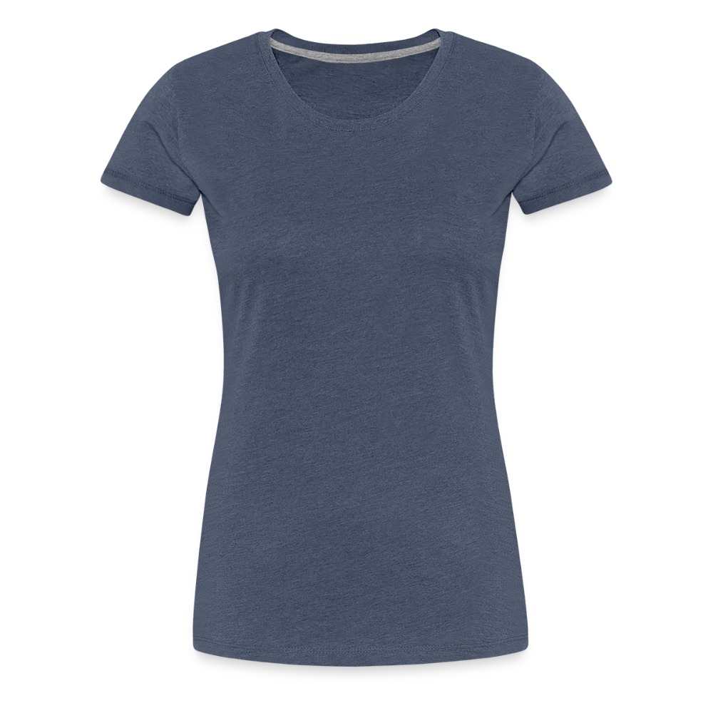 Border Terrier Agility Alma | Women’s Premium T-Shirt - Blau meliert