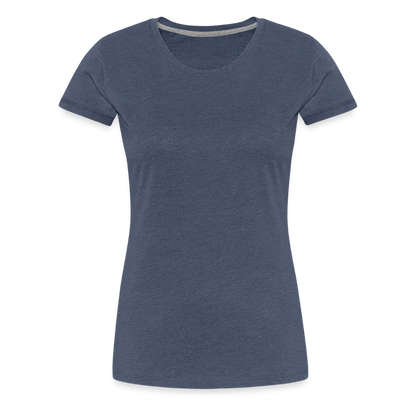Border Terrier Agility Alma | Women’s Premium T-Shirt - Blau meliert