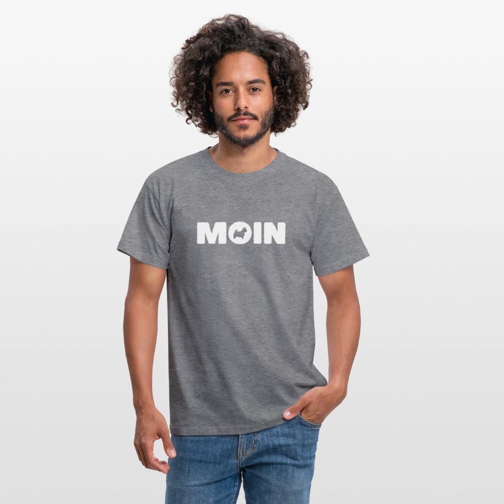 Norwich Terrier - Moin | Männer T-Shirt - Graphit meliert