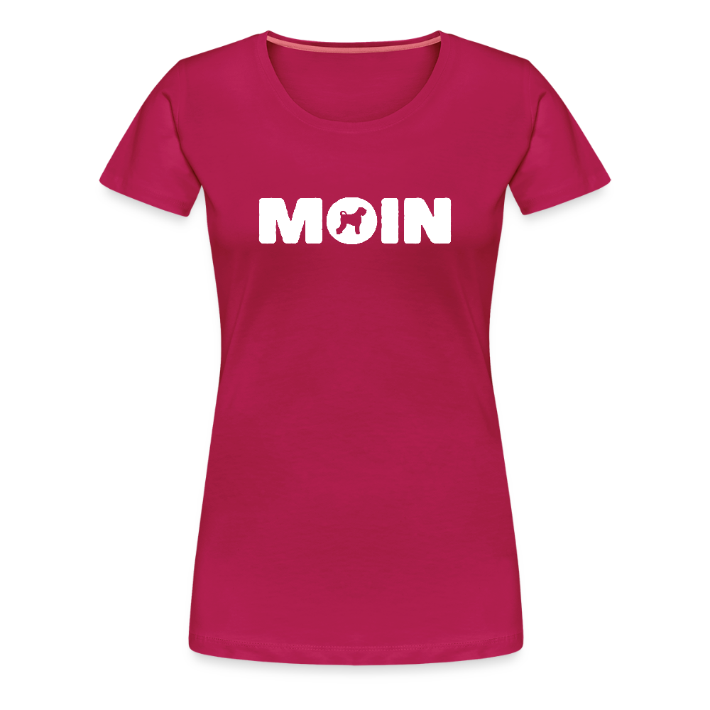 Women’s Premium T-Shirt - Schwarzer Russischer Terrier - Moin - dunkles Pink